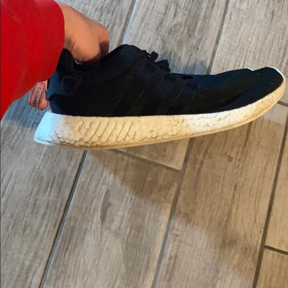 Black and orange adidas